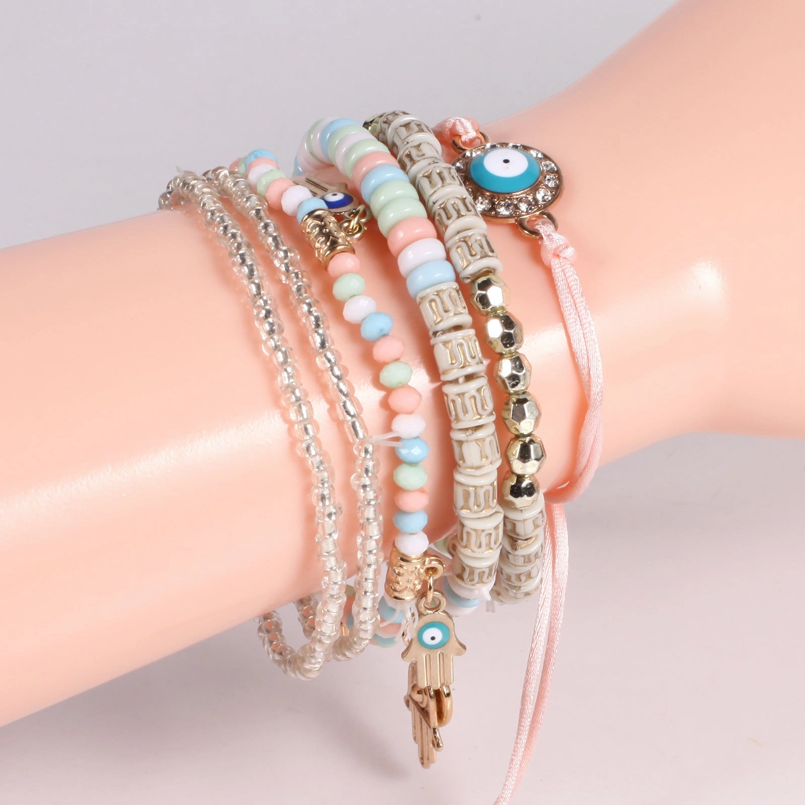 Wholesale Demon Eye Multi-layer Bracelet