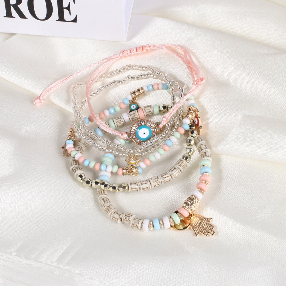 Wholesale Demon Eye Multi-layer Bracelet