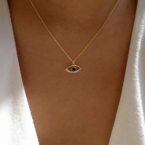 Wholesale Devil Eye Alloy Necklaces