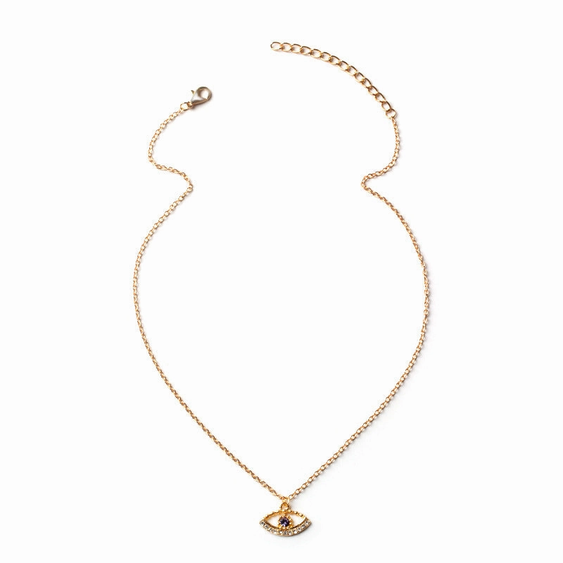 Wholesale Devil Eye Alloy Necklaces