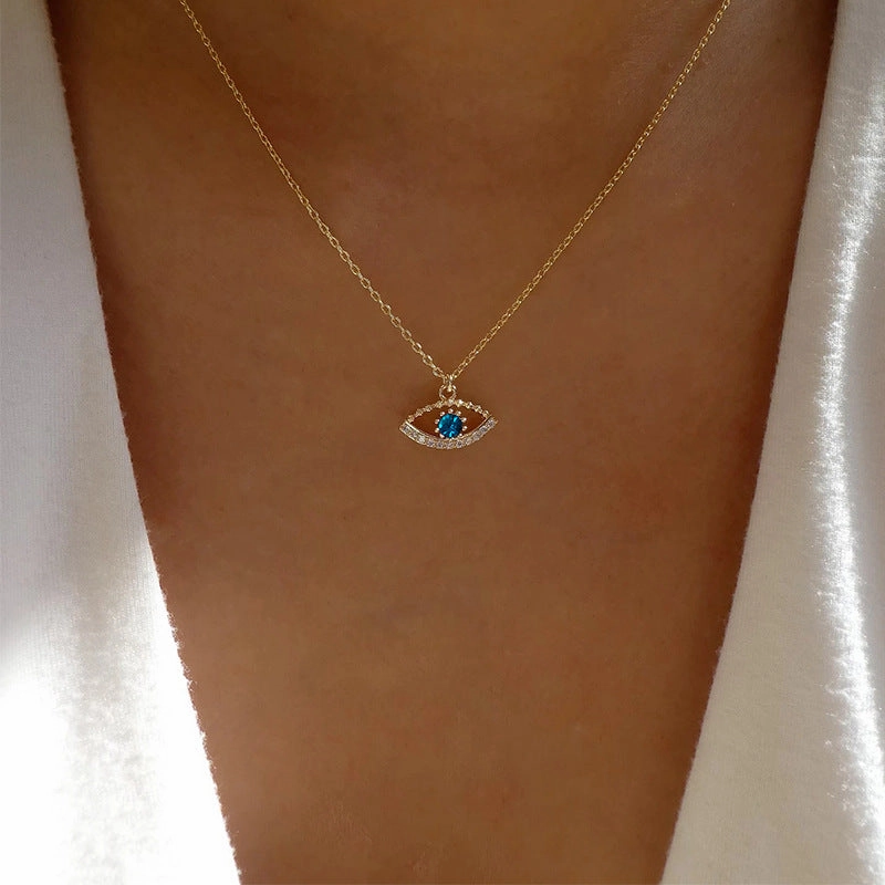Wholesale Devil Eye Alloy Necklaces
