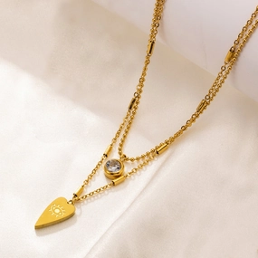 Wholesale Devil Eye Stainless Steel Necklaces