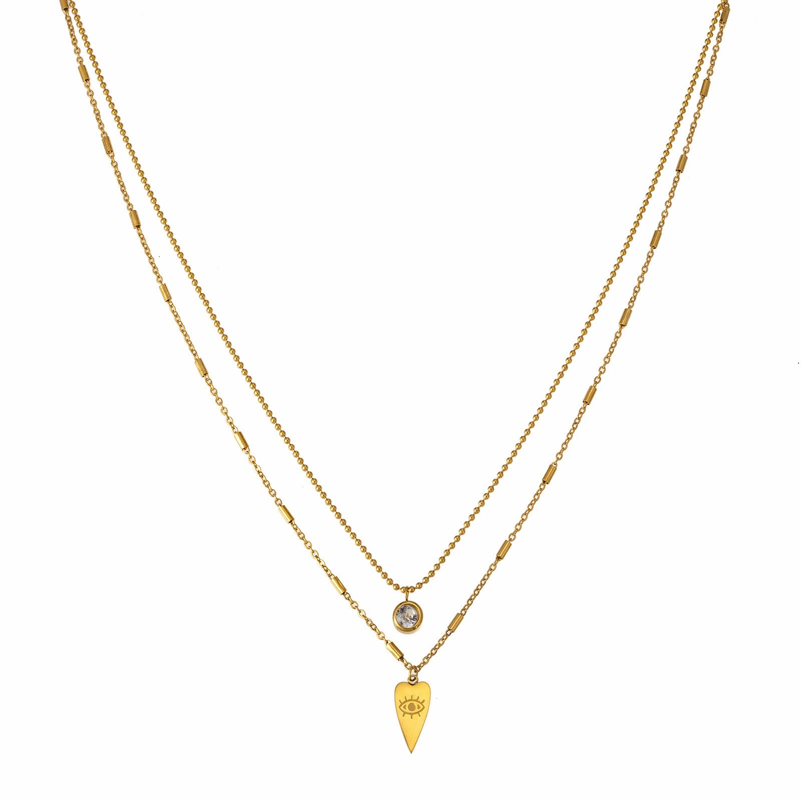 Wholesale Devil Eye Stainless Steel Necklaces