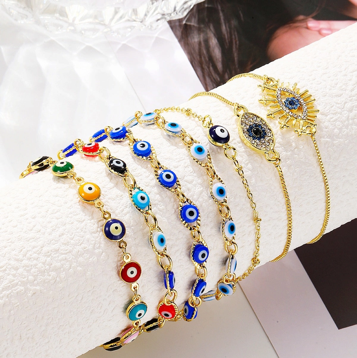 Wholesale Devil Eyes Alloy Bracelet