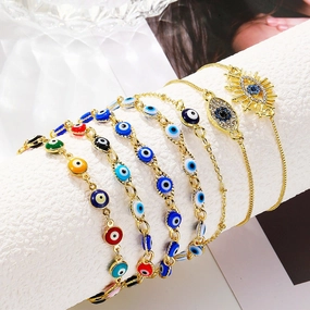 Wholesale Devil Eyes Alloy Bracelet