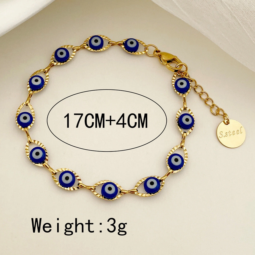 Wholesale Devil's Eye Stainless Steel Bracelets