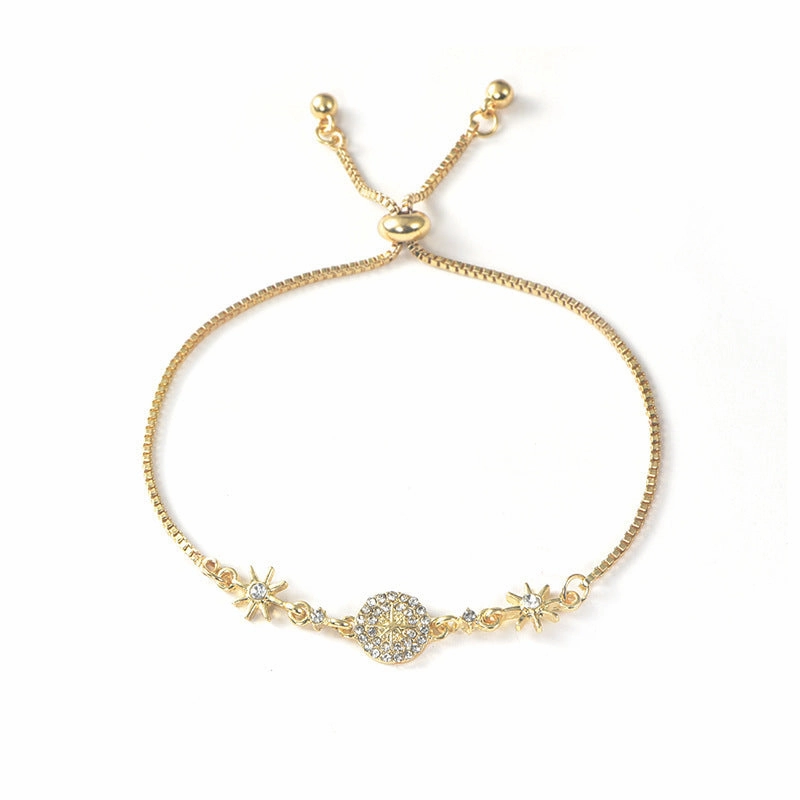Wholesale Diamond Closed Alloy Bracelet