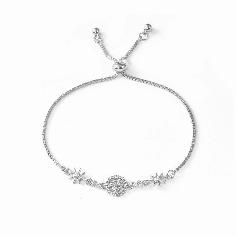 Wholesale Diamond Closed Alloy Bracelet