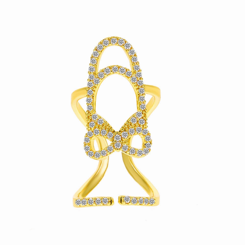 Wholesale Diamond Nail Art Alloy Rings