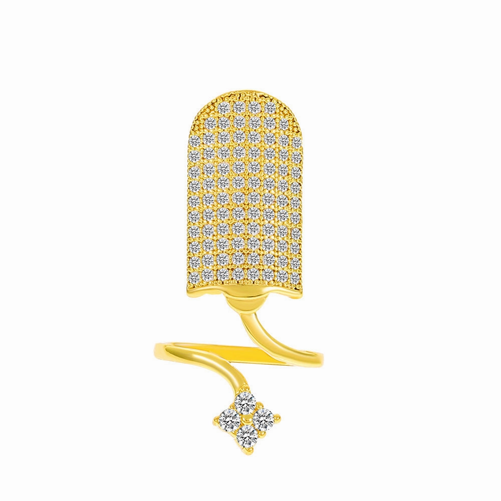 Wholesale Diamond Nail Art Alloy Rings