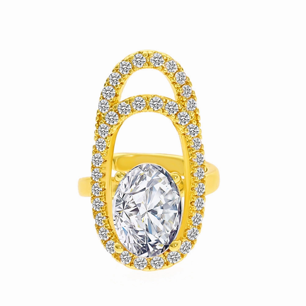 Wholesale Diamond Nail Art Alloy Rings