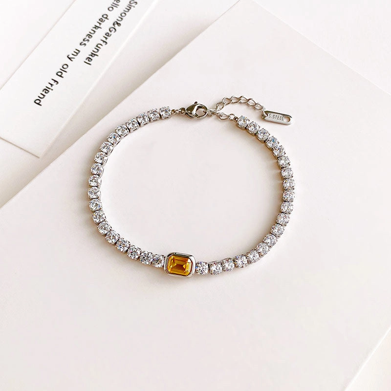 Wholesale Diamond Square Bracelet