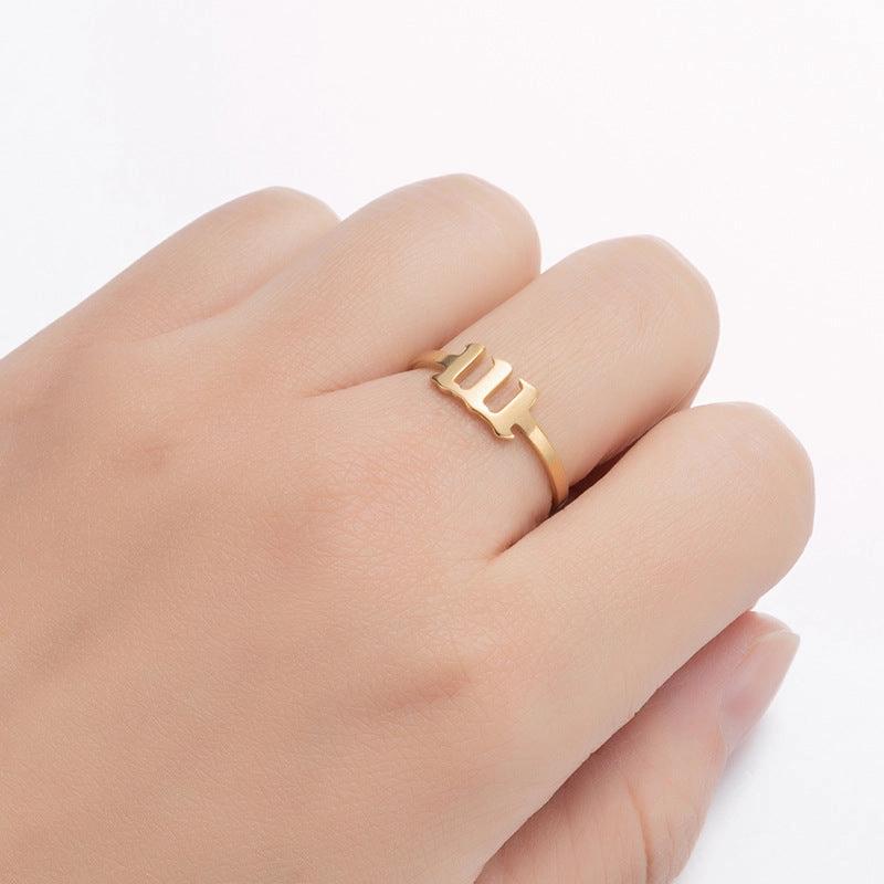 Wholesale Digital Stainless Steel Adjustable Rings