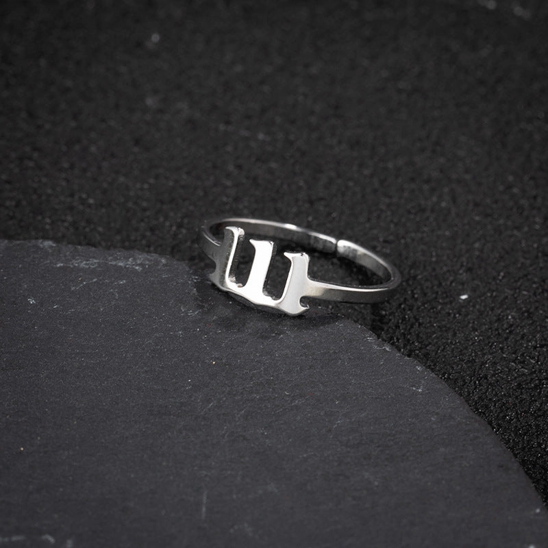Wholesale Digital Stainless Steel Adjustable Rings