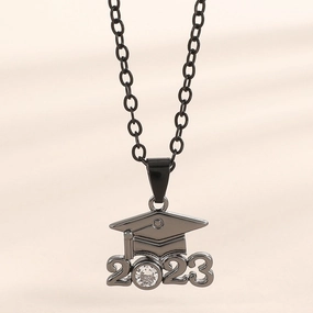 Wholesale Doctor Cap Pendant Alloy Necklaces