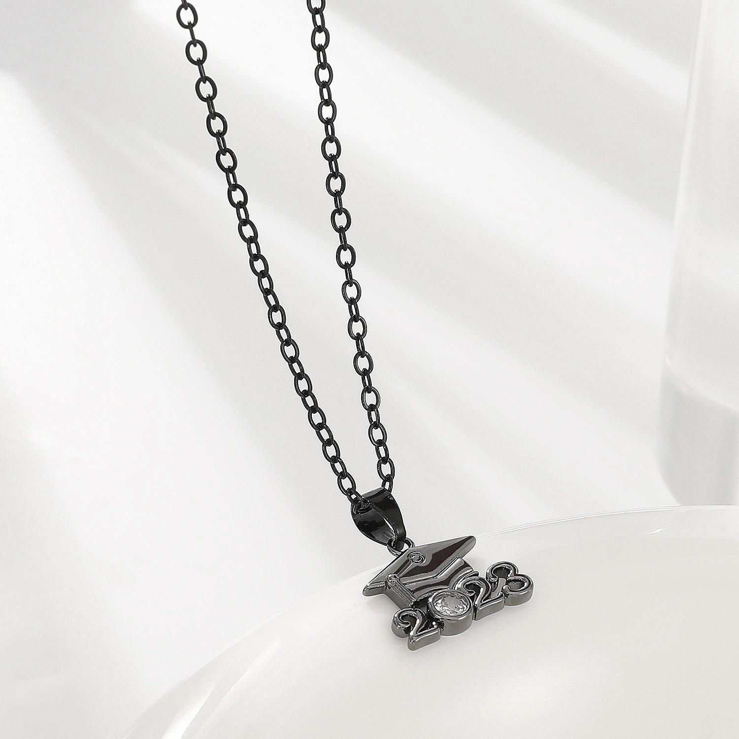 Wholesale Doctor Cap Pendant Alloy Necklaces
