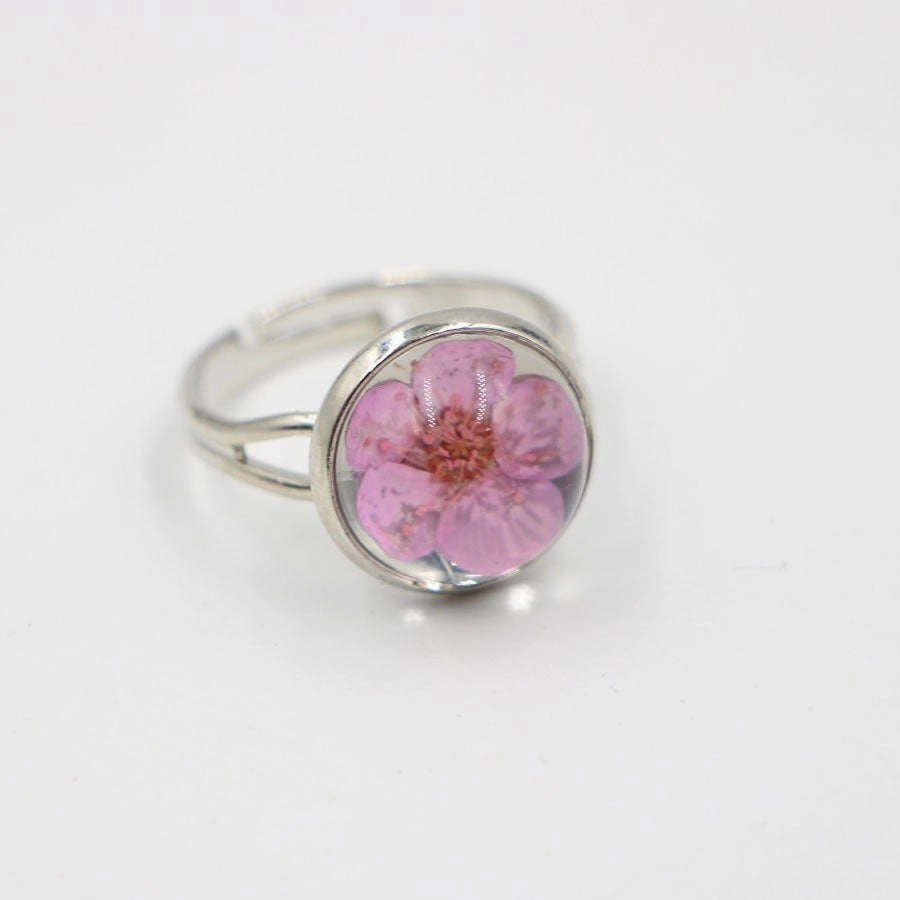 Wholesale Dried Flower Alloy Rings
