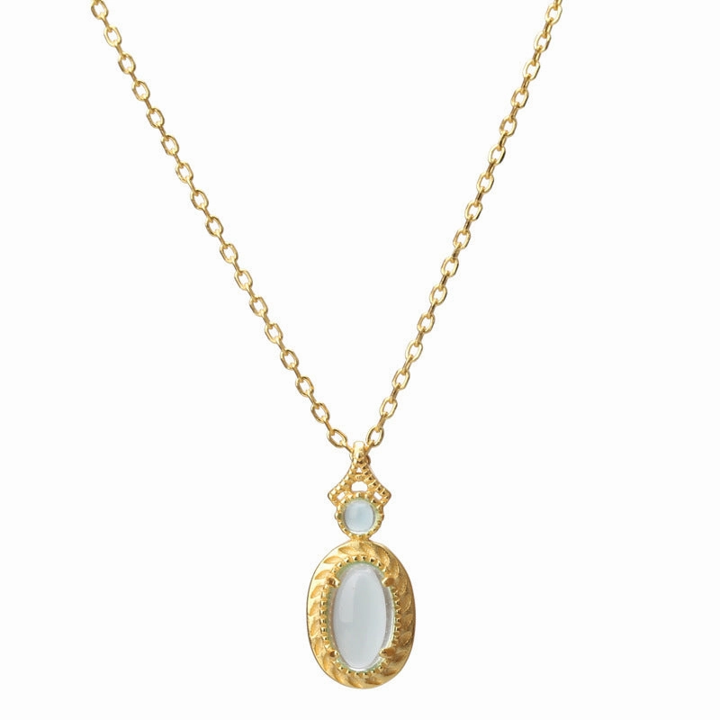 Wholesale Elegant Egg Shape Copper Necklaces