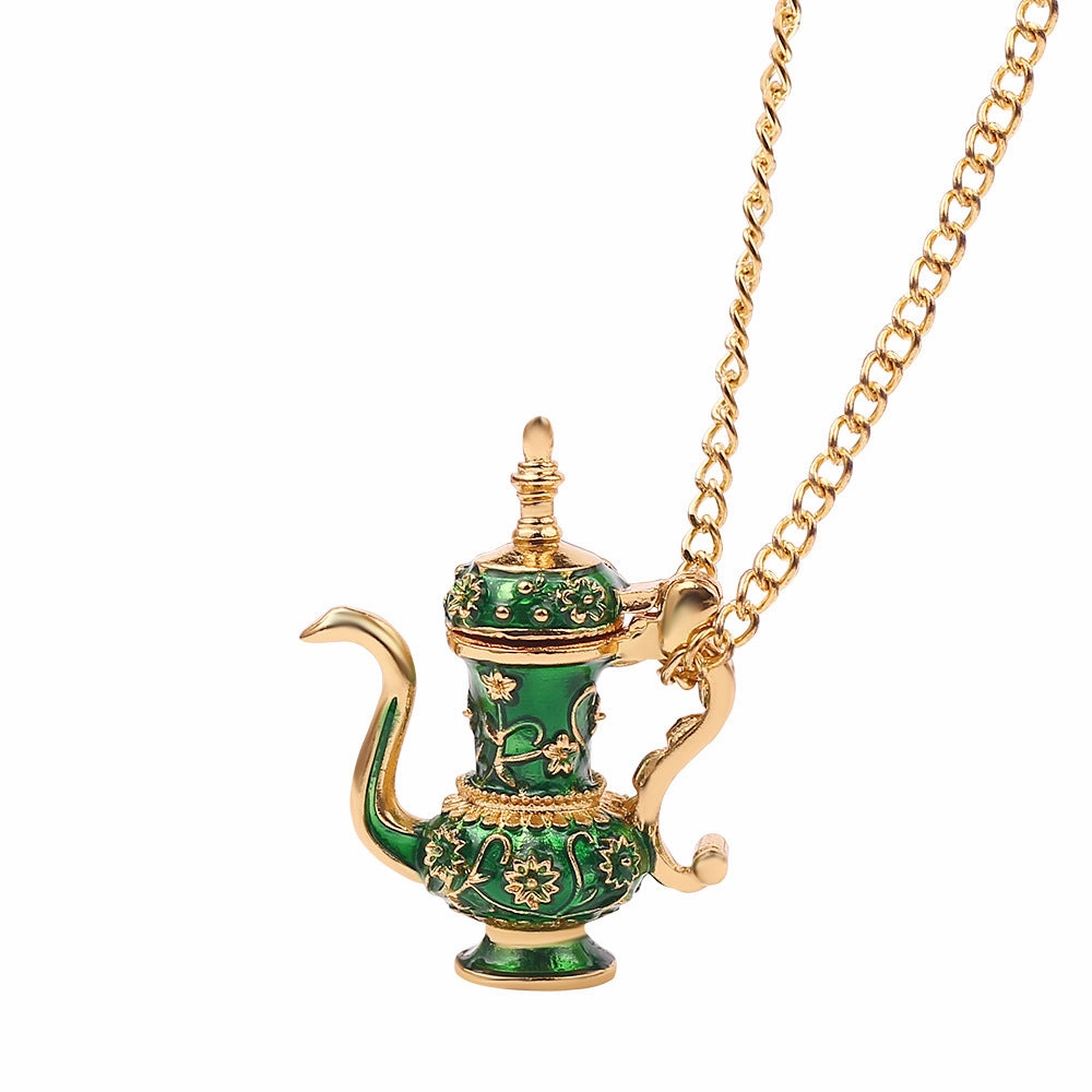 Wholesale Enamel Teacup Alloy Necklaces