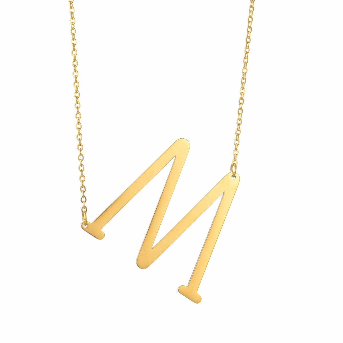 Wholesale English Big Letters Couple Pendant Necklaces
