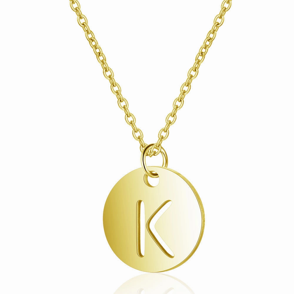 Wholesale English Letter Titanium Steel Necklaces