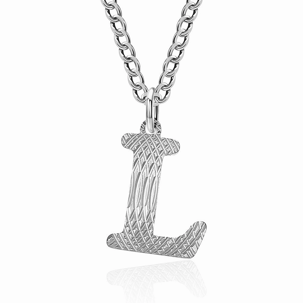 Wholesale English Letter Titanium Steel Necklaces
