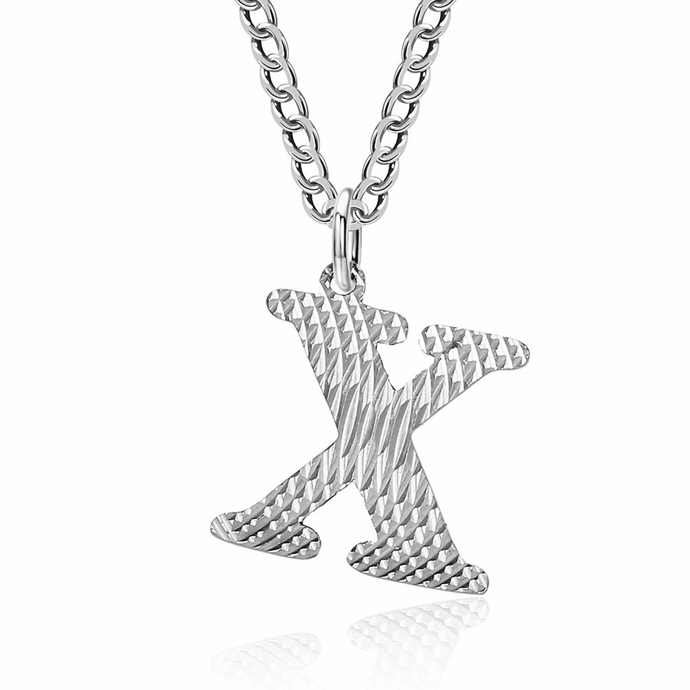 Wholesale English Letter Titanium Steel Necklaces