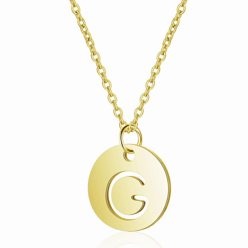 Wholesale English Letter Titanium Steel Necklaces