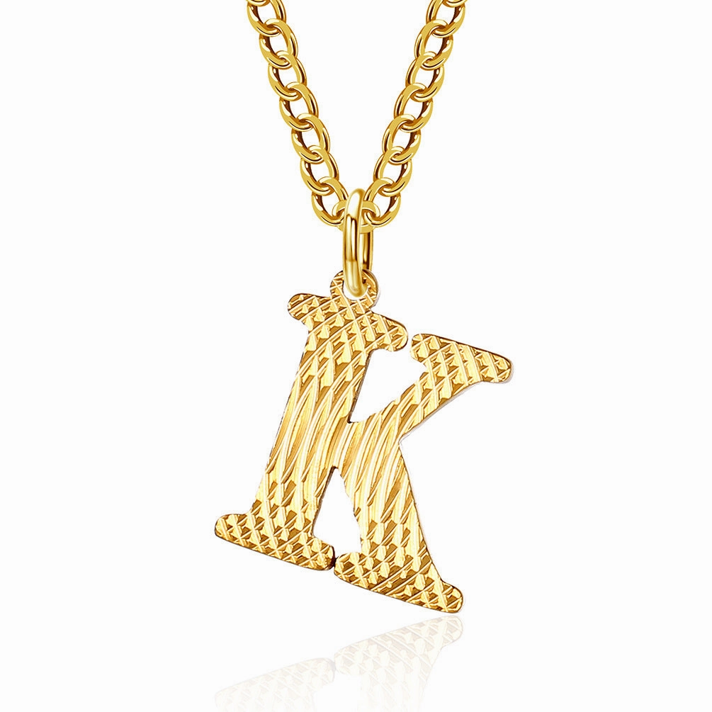 Wholesale English Letter Titanium Steel Necklaces