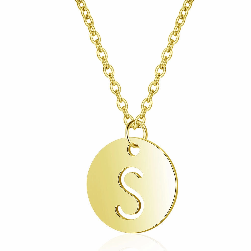 Wholesale English Letter Titanium Steel Necklaces
