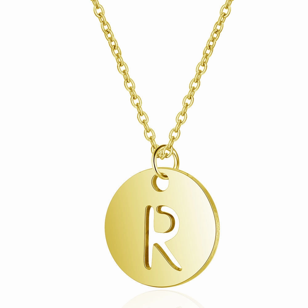 Wholesale English Letter Titanium Steel Necklaces