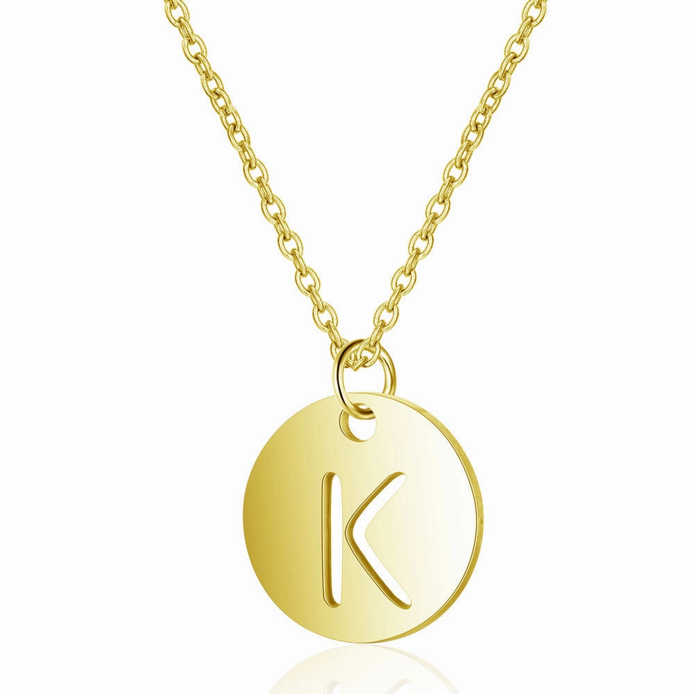 Wholesale English Letter Titanium Steel Necklaces