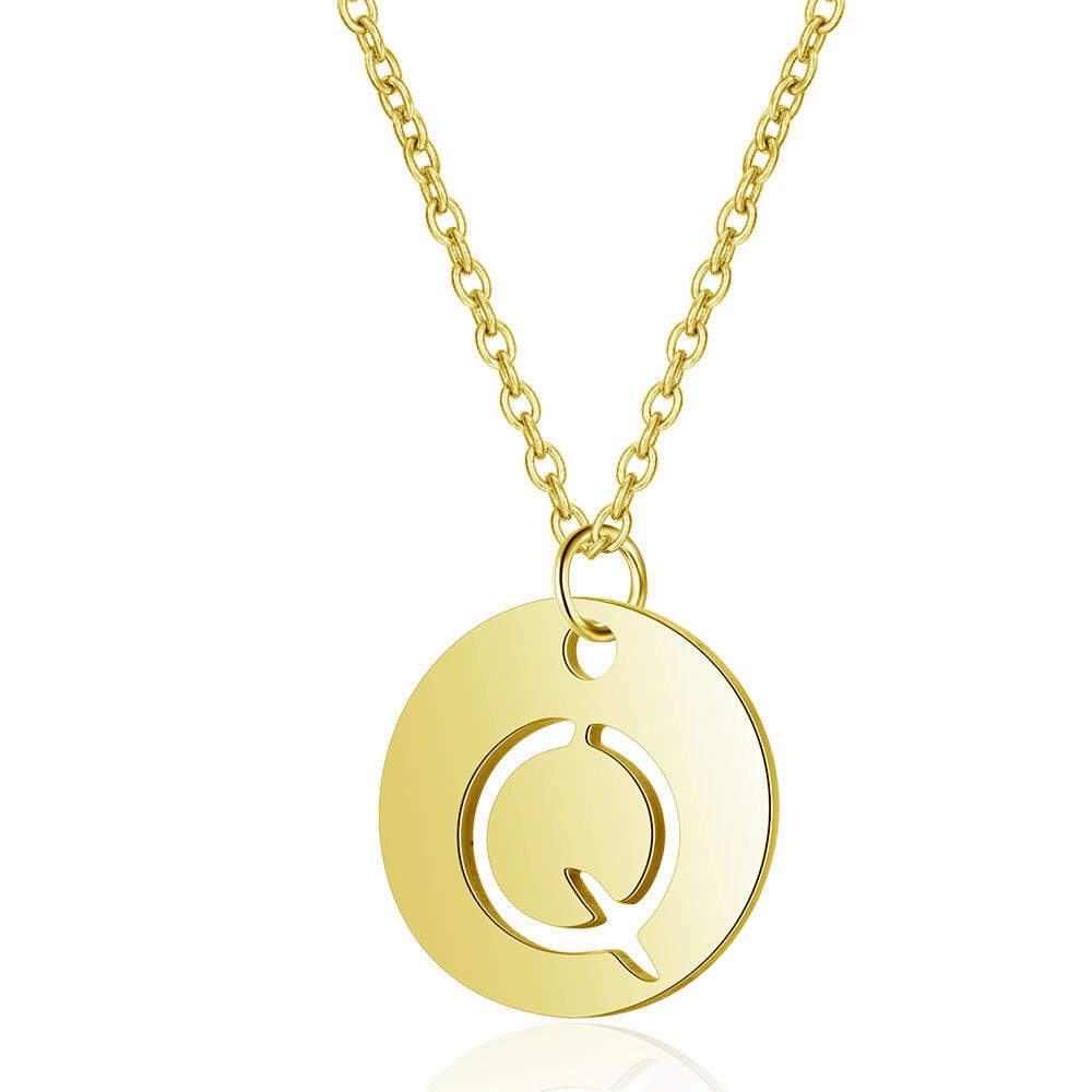 Wholesale English Letter Titanium Steel Necklaces
