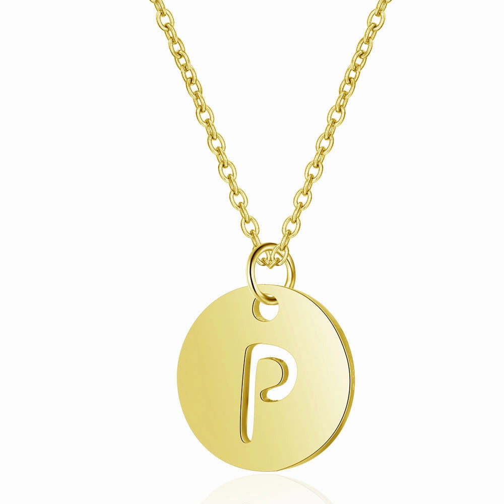 Wholesale English Letter Titanium Steel Necklaces