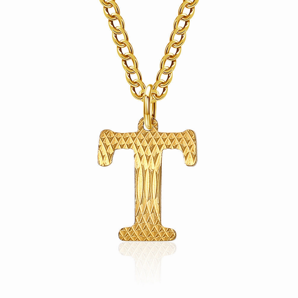 Wholesale English Letter Titanium Steel Necklaces