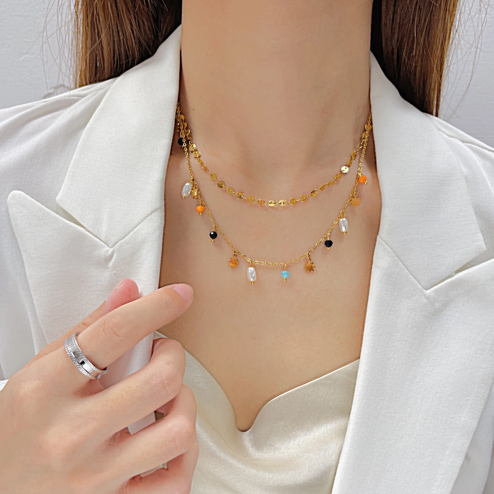 Wholesale Ethnic Style Titanium Steel Necklaces