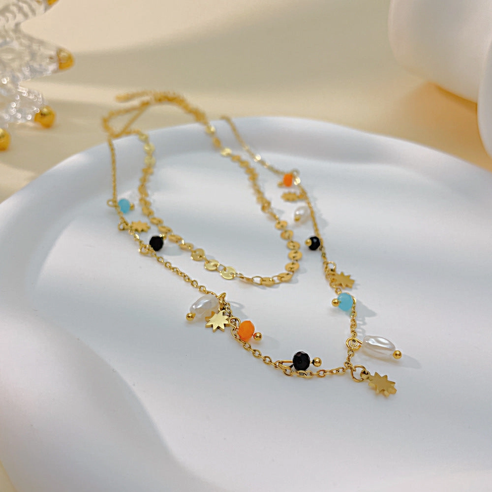 Wholesale Ethnic Style Titanium Steel Necklaces
