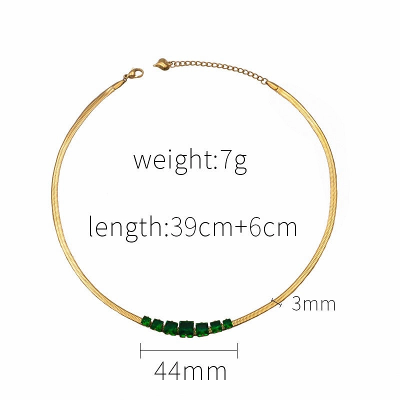 Wholesale European and American Amazon Light Luxury Temperament Niche Long Titanium Steel Versatile Necklaces