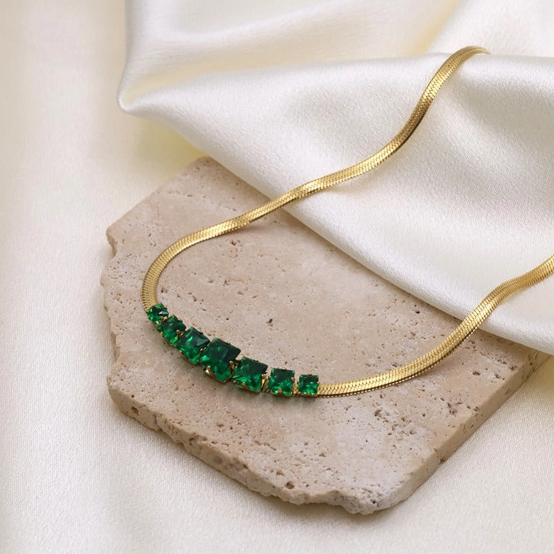 Wholesale European and American Amazon Light Luxury Temperament Niche Long Titanium Steel Versatile Necklaces