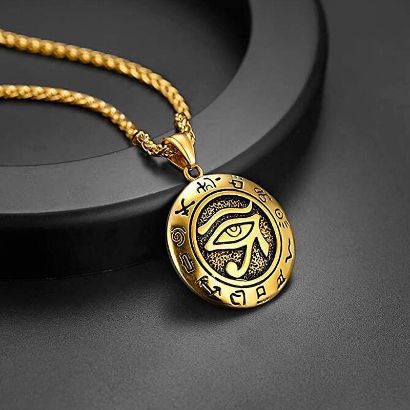 Wholesale Eye of Horus Pendant Alloy Necklaces