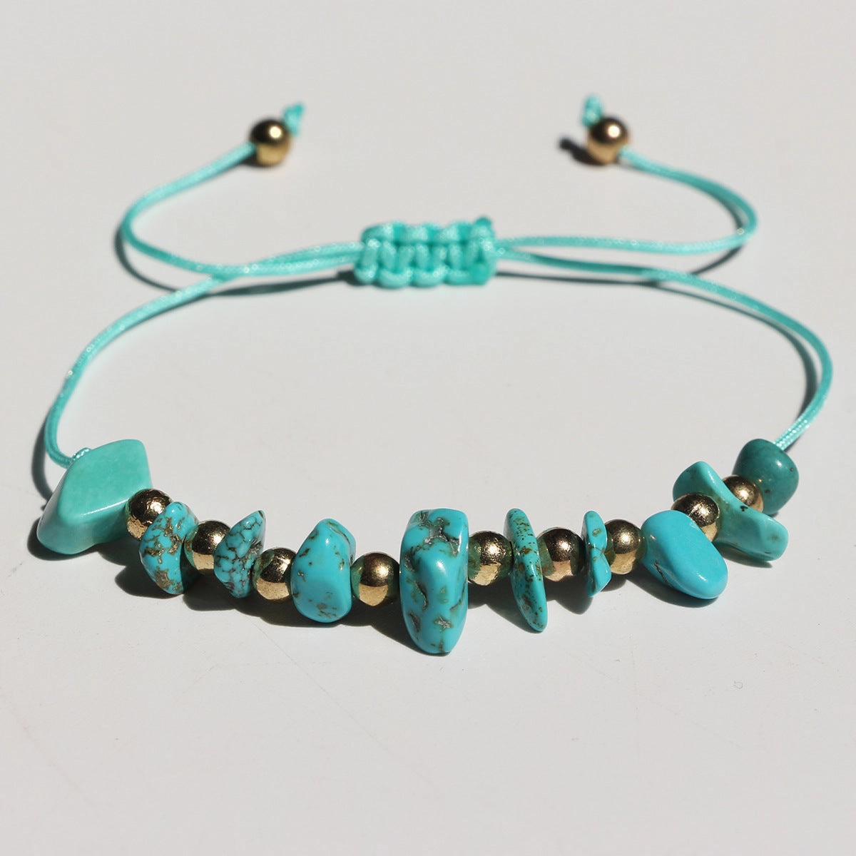 Wholesale fashion hand-woven irregular gravel beaded crystal bracelet