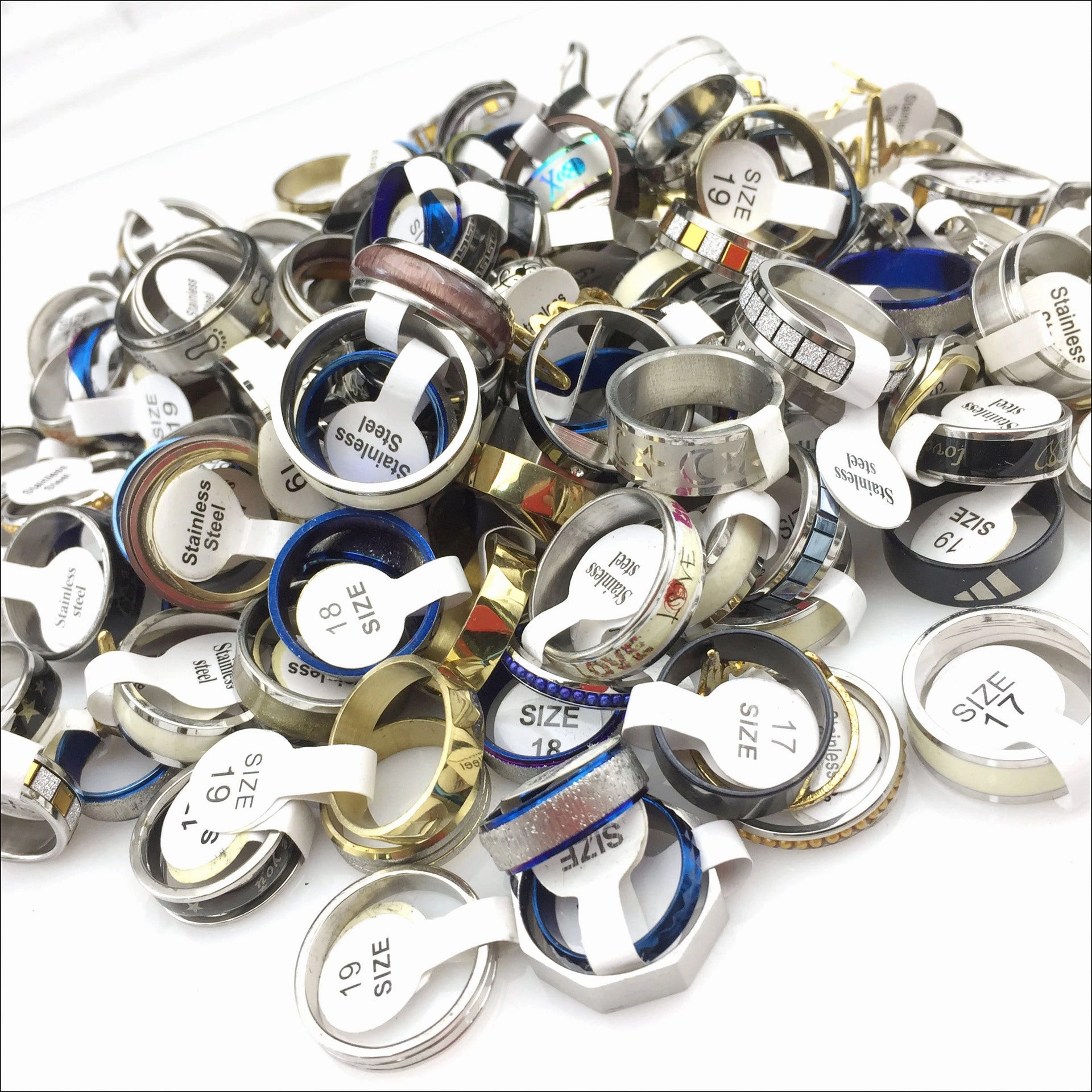 Wholesale Fashion Stainless Steel Rings