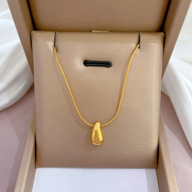 Wholesale Female Clavicle Titanium Steel Necklace