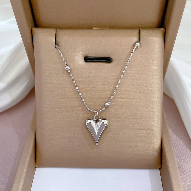 Wholesale Female Clavicle Titanium Steel Necklace