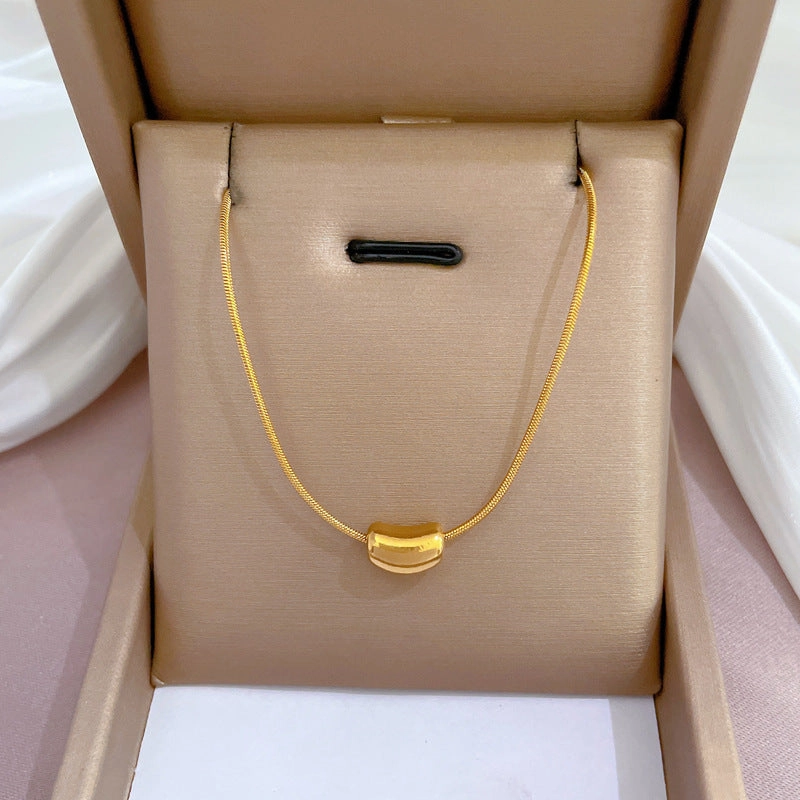 Wholesale Female Clavicle Titanium Steel Necklace