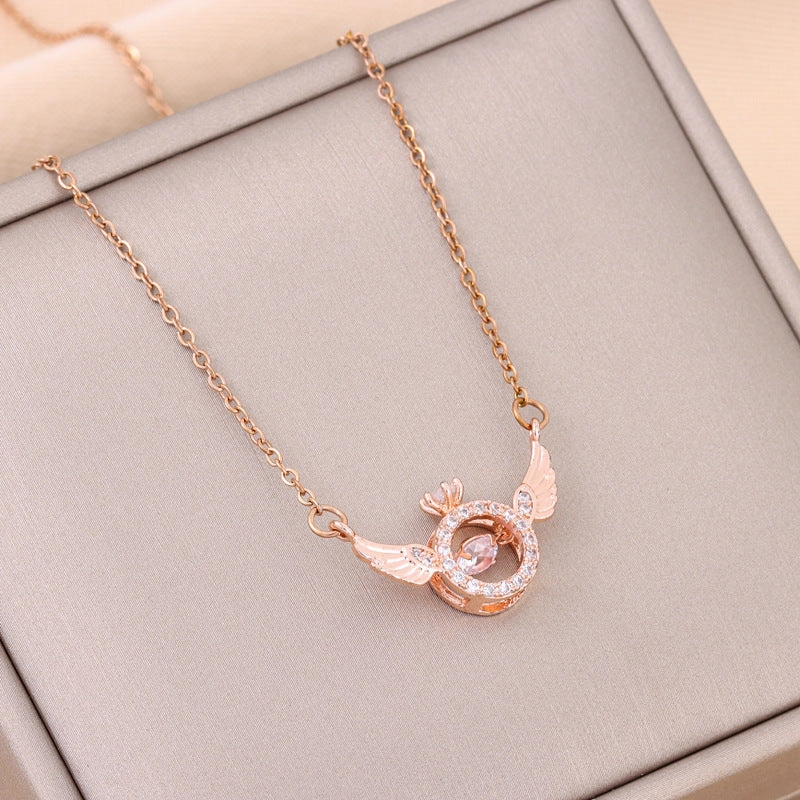 Wholesale Flexible Wing Titanium Steel Necklaces
