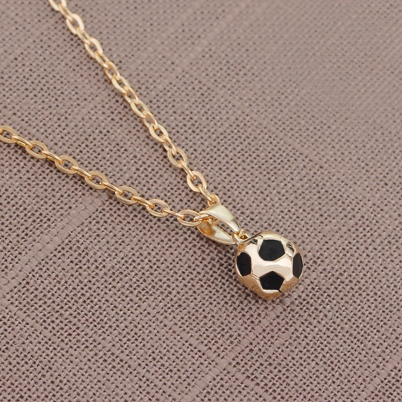 Wholesale Football Sports Series Alloy Necklaces