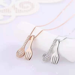 Wholesale Fork Spoon Alloy Necklaces