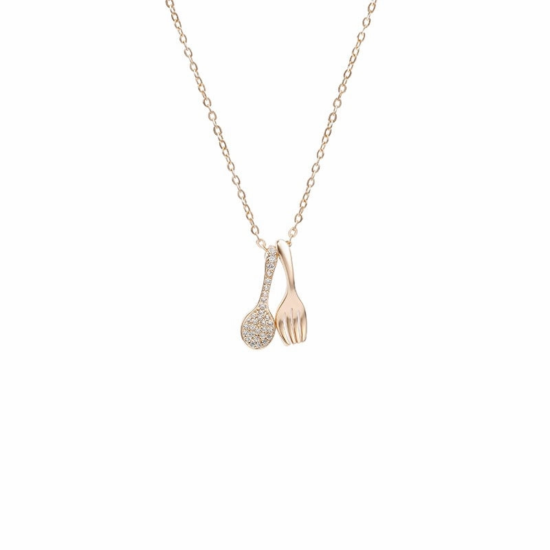 Wholesale Fork Spoon Alloy Necklaces