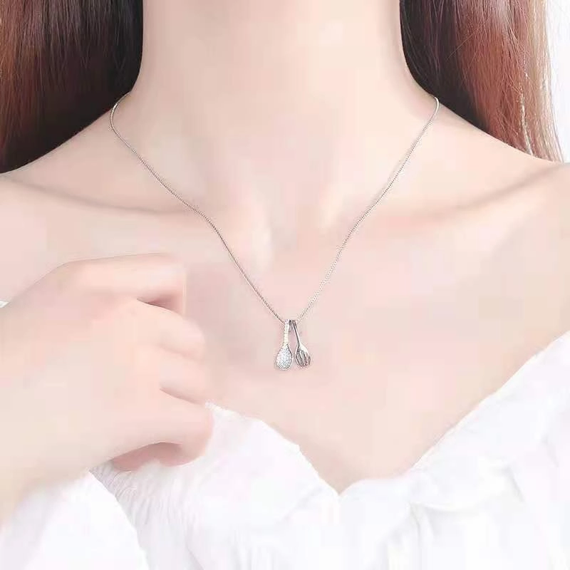 Wholesale Fork Spoon Alloy Necklaces